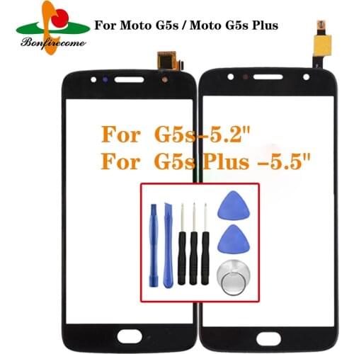 For Motorola Moto G5S XT1791 XT1792 XT1794 Touch Screen Digitizer Panel For Moto G5S Plus XT1802 XT1805 LCD Front Glass Sensor
