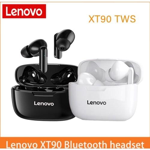 Lenovo XT90 TWS Bluetooth 5.0 wireless headset touch waterproof sweat proof sports Bluetooth headset microphone