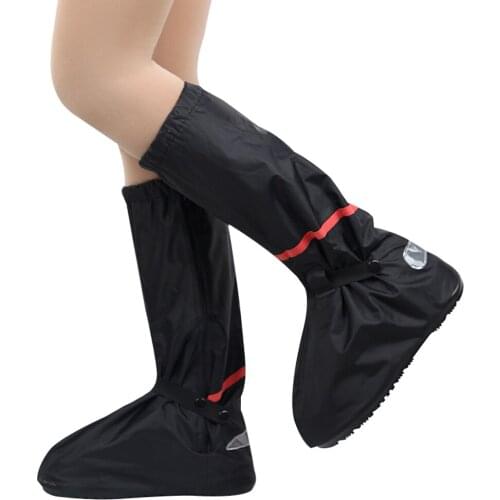 KKMOON Waterproof Rain Shoes Cover Reusable Snow Boots Cover Women Men with Reflector Anti-slip Boots Gear Shoes