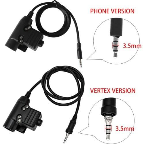 YAESU Vertex PTT U94 ptt is suitable for military tactical PTT of icom4300 VX-6R VX-7R VX6R VX7R FT-270 walkie-talkie headset