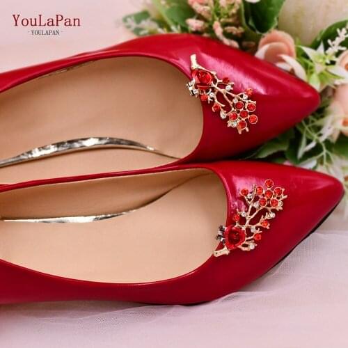 YouLaPan X46 Wedding Shoe Clips Rhinestone Clip Buckle Decorative Shoes Accessories Flower Wedding High Heels Fashion Buckle