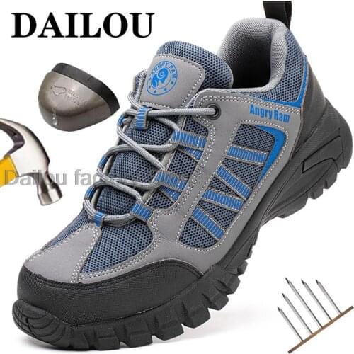 Work Safety Shoes Men Women Work Boots Anti-Puncture Work Sneakers Anti-Slip Steel Toe Industrial Shoe Men Safety Boots Footwear