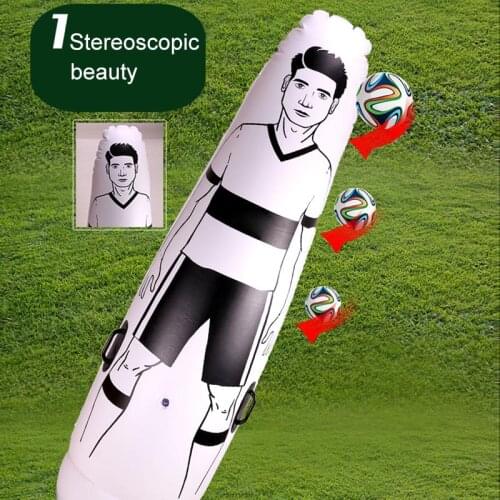 1.75m Adult Inflatable Football Training Goal Keeper Tumbler Air Soccer Train Dummy Tool ASD88