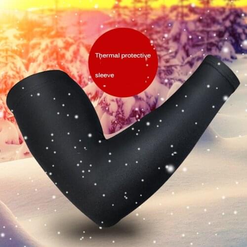 1Pcs Arm Sleeves Warmers Safety Sleeve Crowd Sun UV Protection Long Arm Warm Cover Warmer Running Fishing Golf Cycling Warmer