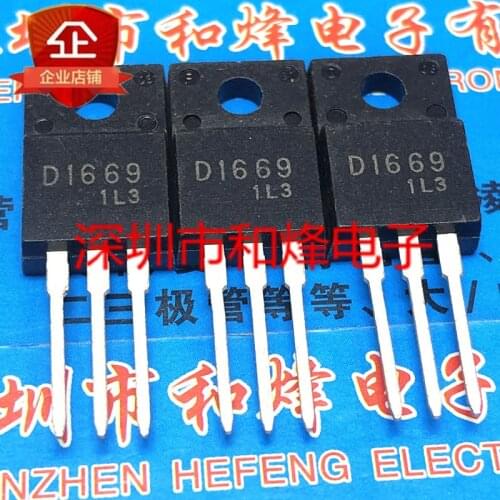 100% New&original D1669 2SD1669 TO-220F 50V 12A 5pcs/lot
