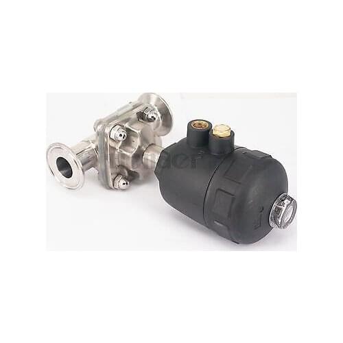 2" 51mm SUS316 Stainless Steel Sanitary Pneumatic 2" Tri Clamp Diaphragm Valve For Homebrew Dairy Product