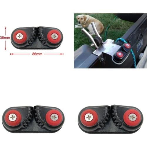 2x Kayak Cam Cleat Boat Dinghy Aluminum Cam Cleats Fast Entry Rope Cleats