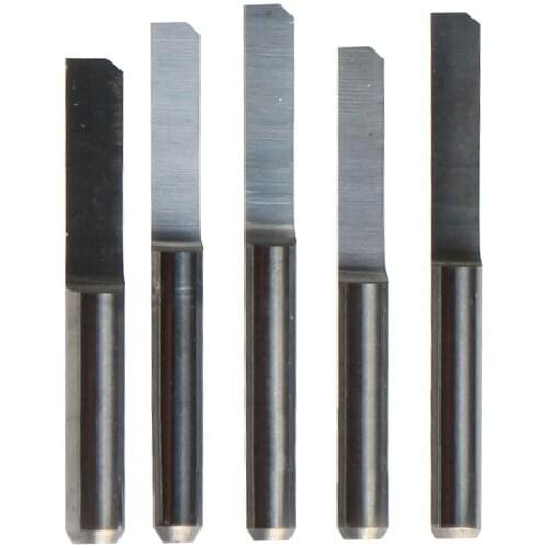 5pcs 4*12mm One Flute Straight Bits Flat Bottom Carbide Engraving Tools for CNC, Wood Carving Bit, Wholesale Retail