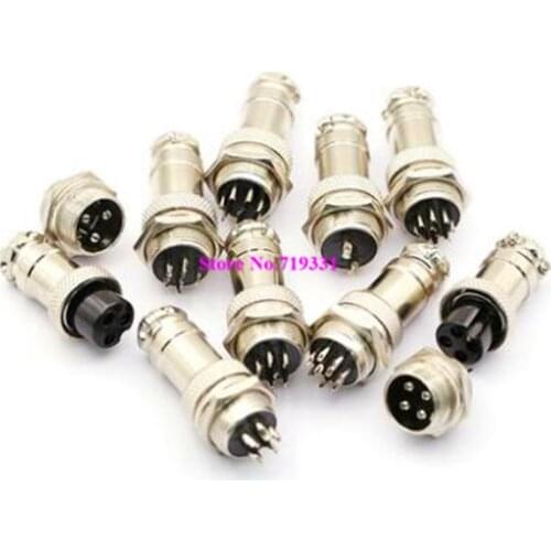 Aviation Socket Connector 16mm Plug And Socket Gx16-2/3/4/5/6/7/8/9/10 Core Connector Cable