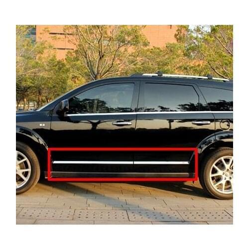 For Dodge Journey 2013 2014 2015 stainless steel Side Door Body Molding Moulding Trim