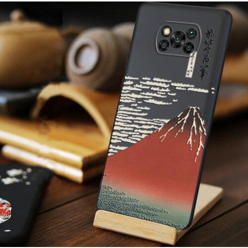For Xiomi Xiaomi Poco X3 NFC Pro Case Cover For Fundas Xiaomi Poco X 3 Pro NFC Case Cute Soft Silicone Black 3D Wave Phone Cases