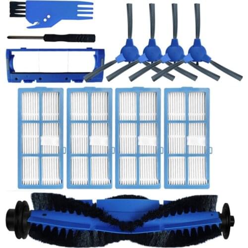 Main Brush Side Brush Filter for Bagotte BG600 Robotic Vacuum Cleaner Replacement Kit Clean Filter