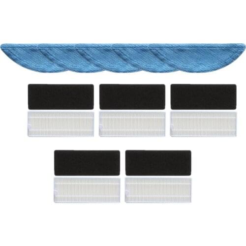 Robot Vacuum Cleaner HEPA Filter Mop Cloth for Ecovacs Deebot N3 Fun/Neo DU31 DU33 Robotic Vacuum Cleaner Parts