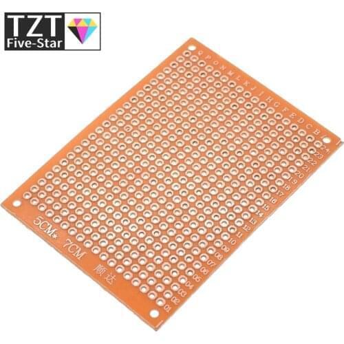 Hot 5*7 PCB 5x7 PCB 5cm 7cm DIY Prototype Paper PCB Universal Board ,Yellow