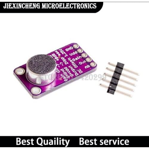 MAX9814 High performance microphone AGC amplifier module CMA-4544PF-W