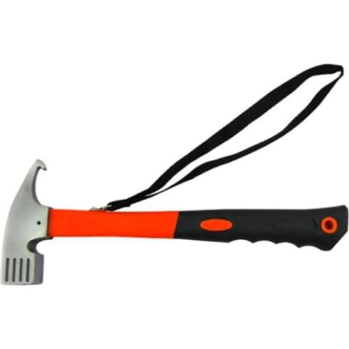 Multi-purpose Camping Hammer Nail Puller Climbing Lifesaving Hammer, Portable Tent Canopy Pegs Ground Nail Hammer Remover Tools