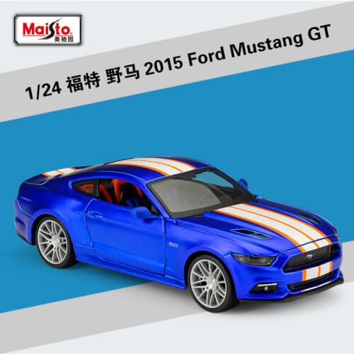 Maisto 1:24 2015 Mustang GT 1960 Starliner Boss 302 1970 Modified Version High Simulation Vechile Sport Car Alloy Model Car