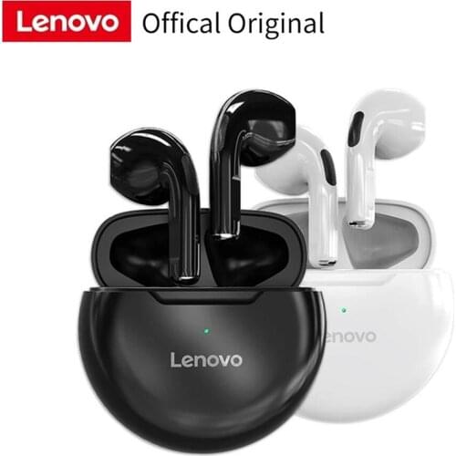 Original Lenovo Earphone LivePods HT38 Mini Wireless Headphones TWS Bluetooth-compatible Earbuds with Mic Sport Stereo Headset