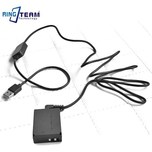 5V 2A Drive ACKE12 ACK-E12 CA-PS700 USB Cable Adapter + LP-E12 DR-E12 DC Coupler for Canon EOS M M2 M10 M50 M100 Cameras