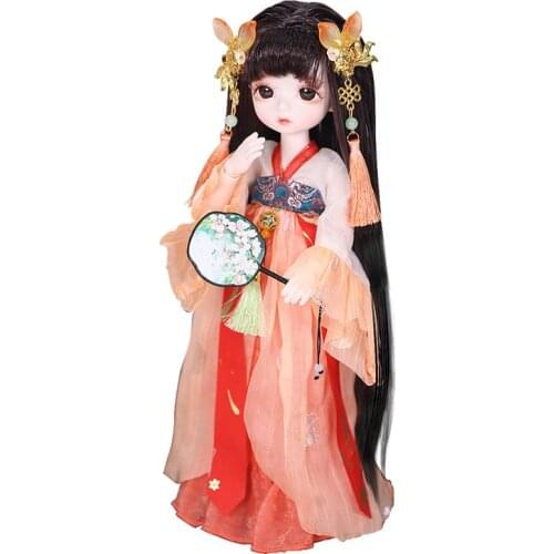 ICY Factory 1/6 bjd 28 joint body white skin with clothes shoes headdress cute toy doll