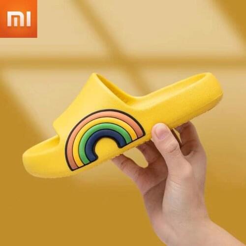Xiaomi Childrens Slippers Summer Pinkycolor Beach Shoes for Boys Girls Waterproof Antiskid Bathroom Kids Slipper Soft Baby Shoe