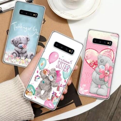 Teddy Me To You Bear Silicon Phone Case For Samsung Galaxy A51 A71 A70 A50 A40 A30 A20E A10S A01 A21 A6 A7 A8 A9 Plus + Cover