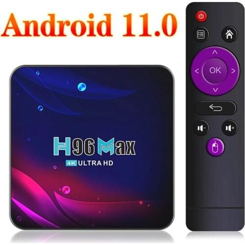 H96 Max V11 Smart TV Box Android 11 2.4G & 5.8GHZ Support 4K Youtube Google Play Voice Set Top Box H96MAX Android TV Box