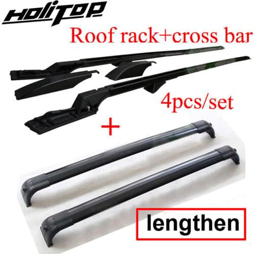 Lengthen version 225cm roof rack roof rail & cross bar for new Discovery 4, 2014-2019, high cost performance,promotion price