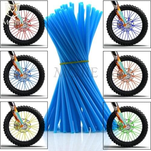 Universal Motorcycle Wheel Spoke Skin Dirt Bike Enduro Off Road Rim For Yamaha WR 450 250 F R X DT 230 TTR 250 600 SEROW 225 250