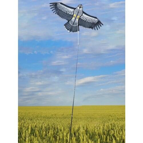 Emulation Eagle Flying Drive Bird Kite Light Weight Easy to Assemble Bird Kite Scare Bird Kite For Garden Yard Farm Field Kite