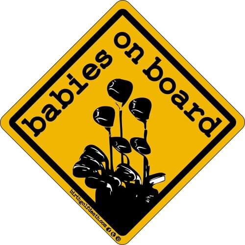 Birth Golf Death High-quality Vinyl UV Laminate Golf Waterproof Car Sticker Decals, Perfect for Cars, Trucks, Vehicles, Laptops