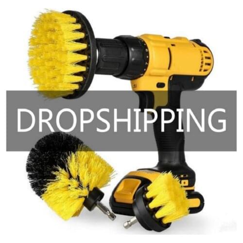 3PCS Power Cleaning Brush Set Bathroom Cleaning Brush for Cleaning Cordless Drill Attachment Kit Power Scrub Brush