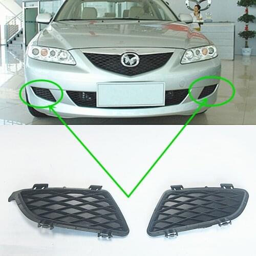 Car accessories front bumper grille vent fog lamp cover GJ6A-50-C21 GJ6A-50-C11 for Mazda 6 2002-2005