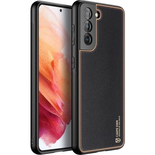 For Samsung Galaxy S21 Plus Case Premium Genuine PU Leather And TPU Bumper Case For Samsung S21 5G Shockproof Back Cove