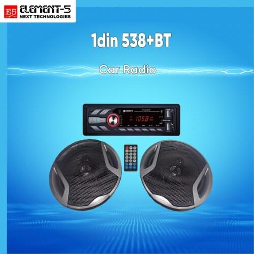 ELEMENT-5 1din 538+BT Radio AM/FM Car Stereo FM Bluetooth Car Player For Universal Host
