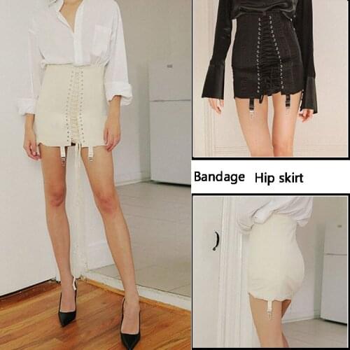 FUNKLOUZ High Waist Skirts For Women