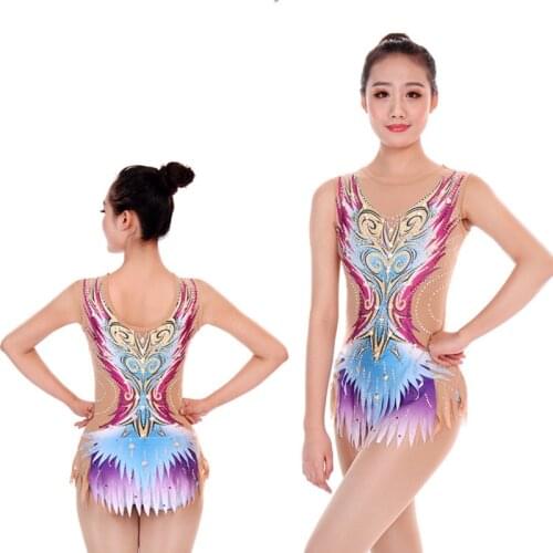 Custom Girls Artistic gymnastics Competition Gymnastics leotard Kids Adult Performances leotards