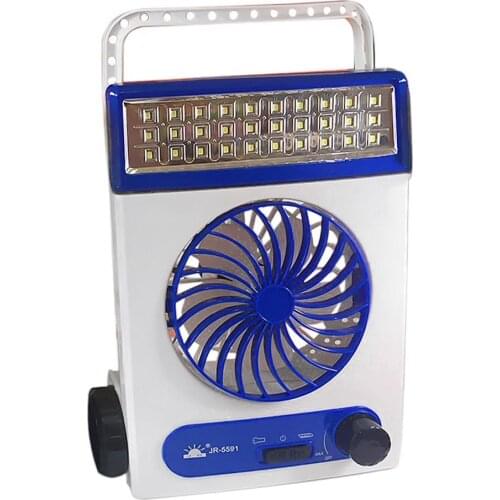 Multifunctional Portable Mini Cooling Fan Air Cooler Blower USB Rechargeable Solar for Energy LED Table Lamp Camping Light tools