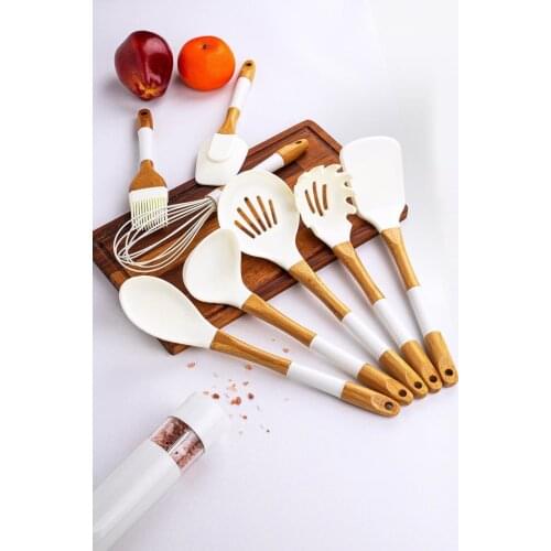 SILICONE BUCKET SET 8 PIECES Kitchen Mother Presentation Tray Storage Container Plate Leggings Spice Bowl Jug Glass Bamboo