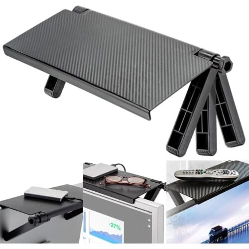 Screen Shelf Computer Monitor Riser Desktop Stand TV Rack Display Shelf PUO88