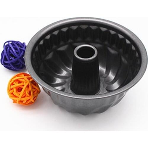 Dropship! Non-Stick Metal Bake Mould Round Cake Pan Bakeware Carbon Steel Cakes Molds Donut Hollow Mold Kitchen Accessories