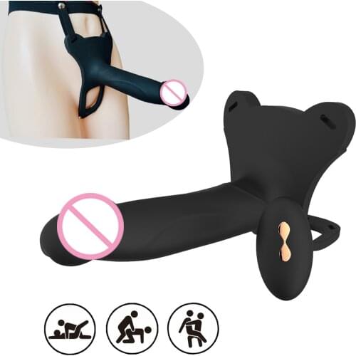 Strap on Realistic Dildo Pants for Woman Men Couples Vibrating Dildo Panties for Lesbian Gay Adult Game Sex Toy Sex Products