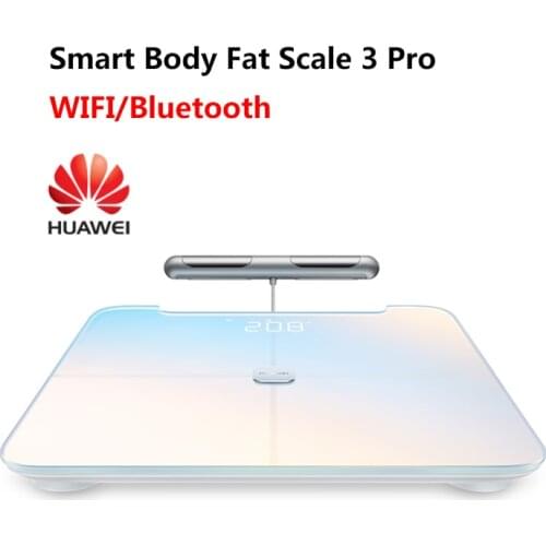 Huawei Smart Body Fat Scale 2 Pro 2021 Fat Accurate Measurement Alarm Clock Bluetooth WiFi Health and Sports Private Coach Scale