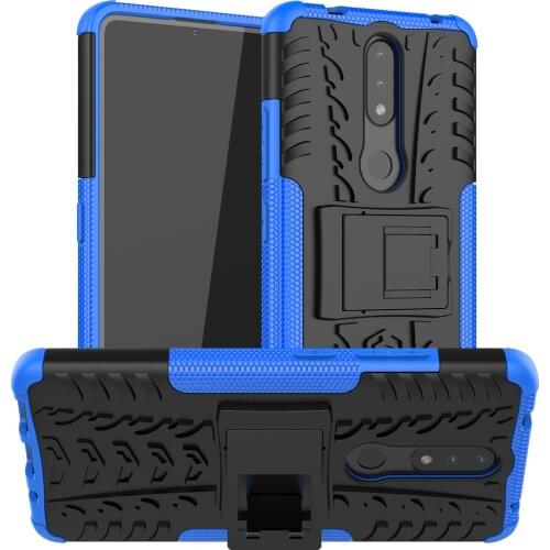 Shockproof Armor Rugged TPU Bumper Shell Coque For Nokia 2.4 Nokia2.4 6.5 Inch Case Fundas PC Stand Cover Housing