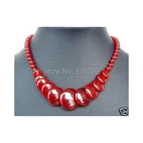 YH@CS >>Beautiful! Multicolor stone Square Round Bead Necklace 17.5"