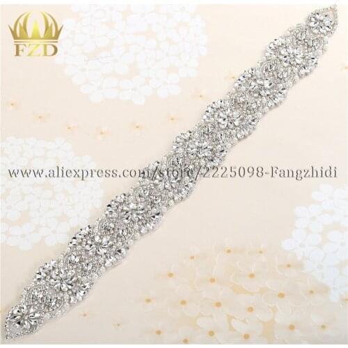 10 Pieces Clear Crystal Applique DIY Strass Rhinestone Appliques Wedding Decoration Rhinestone Iron Crystal Patch For Garment