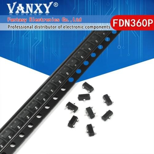 10pcs FDN360P SOT-23 FDN360 SOT23-3 MOSFET SSOT-3 P-CH -30V