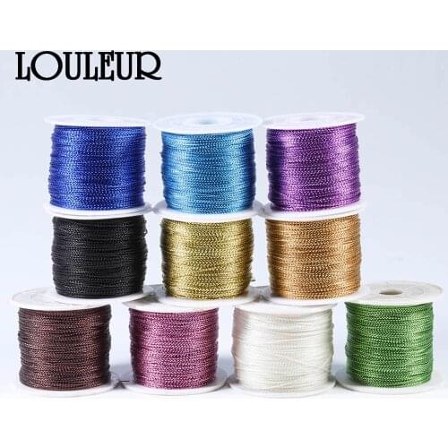 100yard Thread Cord String Strap Ribbon Rope Tag Line Bracelet Making No-slip Clothing Gift Chinese Knot Line Tassel Making