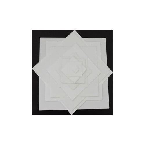 2pcs diameter 102mm-115mm alumina ceramics sheet corrosion-resistant Insulation sintered board square ceramic heat dise