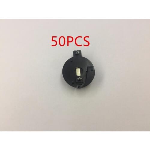 50PCS ETC-2 Pcs Coin Cell Button Battery Socket Holder DIP 2 Pins for CR2032